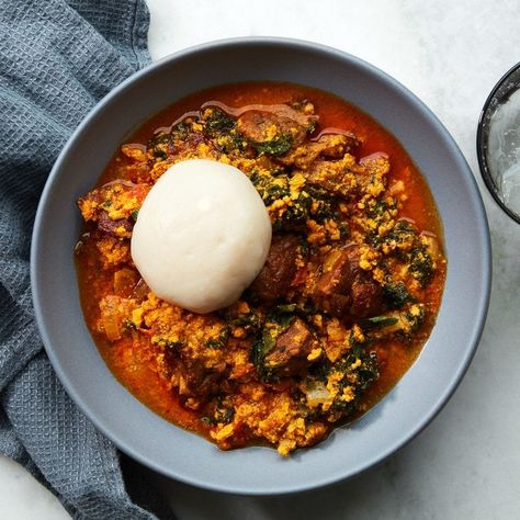 Egusi Stew Goat Recipes, Nigerian Recipes, Fast Casual Restaurant, African Recipes, Nigerian Food, Best Comfort Food, Stew Recipe, African Food, Stew Recipes