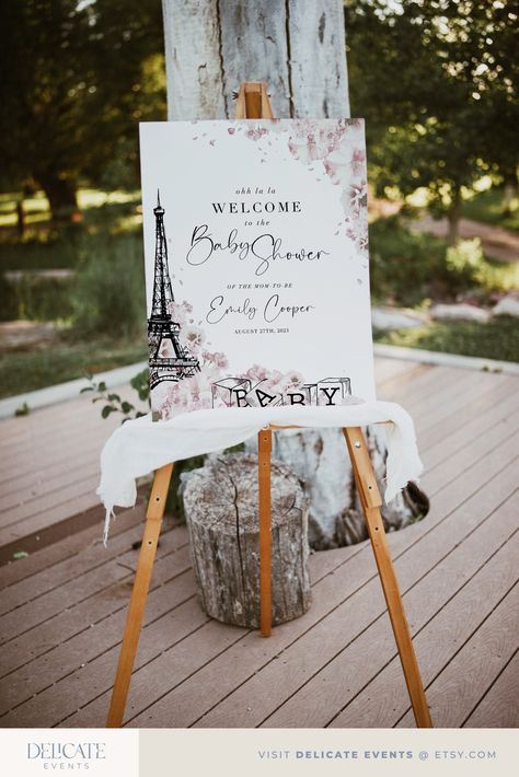 "Paris baby shower welcome sign, Paris theme baby shower sign, Parisian baby shower welcome sign template, French themed shower INSTANT DOWNLOAD ➥ Matching items available: https://etsy.me/3ccv8t0 or search for #0221 in the shop's search bar ✨ TRY BEFORE YOU BUY ↓ Demo link - www.jettemplate.com/demo/FSV7531 Copy and paste this link into your browser *After purchase, you can access the link for 365 DAYS and you can download the items UNLIMITED * * * ➥ WHAT'S INCLUDED This baby shower welcome sig Paris Baby Shower Theme, Parisian Baby Showers, Paris Bridal Shower, Paris Baby Shower, Unplugged Ceremony Sign, Floral Wedding Sign, Unplugged Ceremony, Ceremony Sign, French Theme