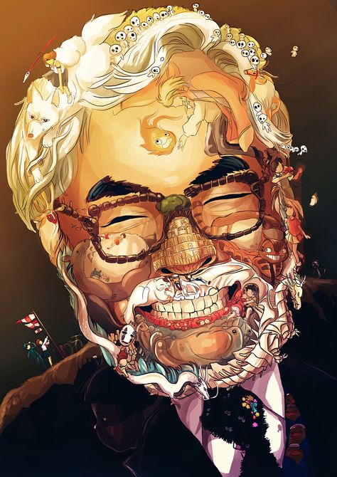 Hayao Miyazaki on Behance قلعة هاول المتحركة, Studio Ghibli Films, Art Studio Ghibli, Hayao Miyazaki Art, Miyazaki Art, Personajes Studio Ghibli, Studio Ghibli Characters, Ghibli Artwork, Desen Anime