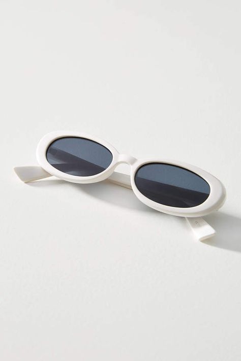 Anthropologie Tessa Oval Sunglasses White Sunglasses, Future Outfit, England Wedding, Oval Sunglasses, Accessories Home, Clothing Accessories, Anthropologie, Women's Clothing, Sunglasses