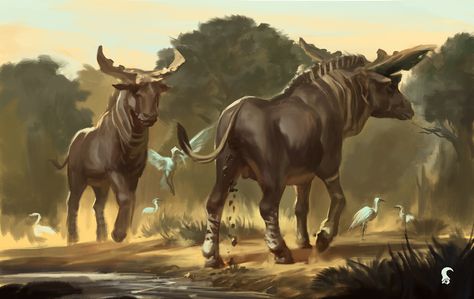 Scifi Animals, Early Mammals, Stone Age Animals, Prehistoric Mammals, Prehistoric Wildlife, Prehistoric World, Terra Nova, Ancient Animals, Prehistoric Art