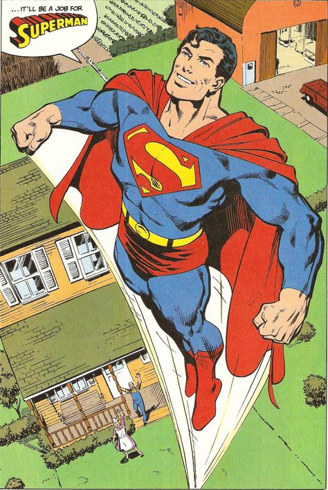 Great Pages: THE MAN OF STEEL #1 Superman Flying, Superman Artwork, Superman Man Of Steel, Superman Art, Superman Comic, John Byrne, Arte Dc Comics, Uncanny X-men, Superhero Comics