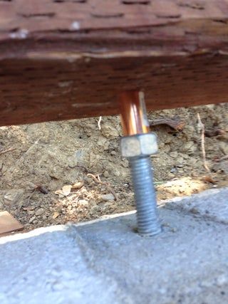 Trick for Attaching Sill Plates to Concrete Footings : 4 Steps (with Pictures) - Instructables Concrete Calculator, Concrete Formwork, Construction Repair, Framing Construction, Building A Garage, Concrete Footings, Pallet House, Diy House Renovations, House Foundation