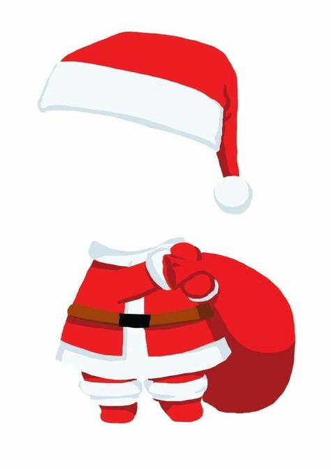 Elf Cutouts Free Printable, Santa Cartoon, Santa Template, Christmas Cutouts, Christmas Cards Kids, Christmas Arts And Crafts, Christmas Paper Crafts, Office Christmas Decorations, Office Christmas