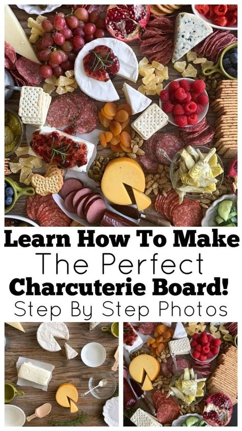 Aug 22, 2021 - Step-by-step guide showing you how to make the best charcuterie board! From how to pronounce it, to what cheeses, meats and fruits to use! Charcuterie Board Ideen, Perfect Charcuterie Board, Beautiful Cheese Board, Picky Palate, Charcuterie Inspiration, Charcuterie Cheese, Charcuterie Platter, Snack Board, Party Food Platters