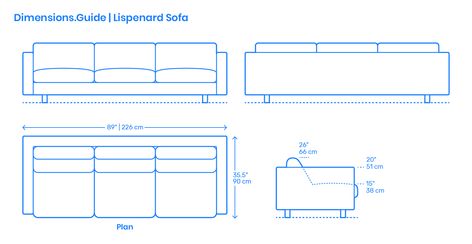 Originally designed by architect Neil Logan as a commission piece for an art collector, the Lispenard Sofa is the precursor to the 2018 Lispenard Sofa Collection. With its notably low profile, standing at a mere 26”, the pitched back and seat of this sofa make it exceptionally comfortable. Downloads online #furniture #couches #sofas #livingroom #design Couch Dimensions Cm, Furniture Dimensions Standard Cm, Sofa Elevation Drawing, Sofa Elevation, Sofa Dimensions Cm, Sofa Plan, Autocad Layout, Modern Living Room Colors, Furniture Details Drawing