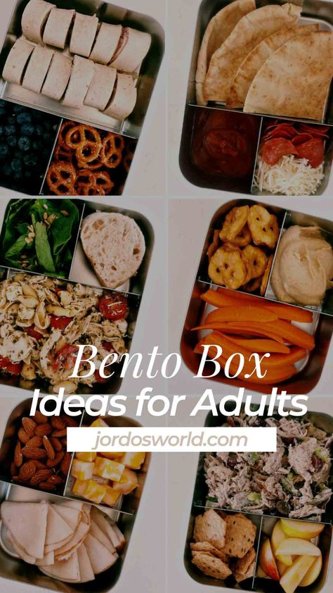 Bento Box Ideas For Adults, Box Lunch Ideas For Adults, Easy Bento Box Ideas, Lunch Ideas For Adults, Bento Box Lunch For Adults, Bento Box Traditional, Bento Box Lunch Ideas, Box Lunch Ideas, Bento Box Ideas