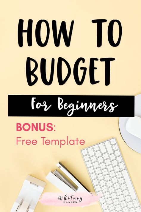 Budgeting For Beginners: How To Create A Budget Budgeting Techniques, Beginners Budget, Money Coaching, Organizing Clutter, Finance Planning, Budgeting For Beginners, Money Investment, Manage Money, Group Counseling