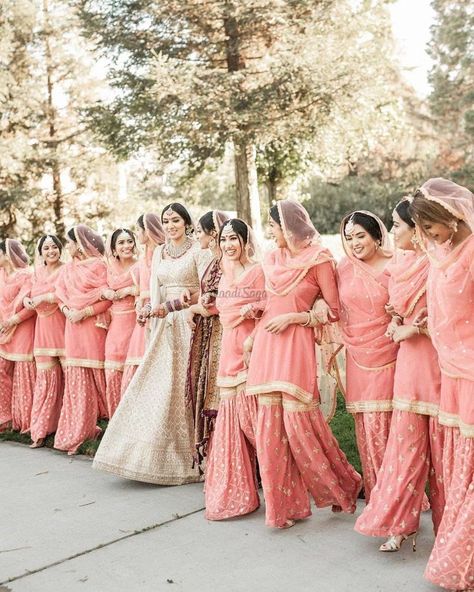 Check out our blog to find 45+ Bridesmaids Outfits/Bride's Sister outfits. we have got beautiul outfits from Suits to Sarees	#shaadisaga #indianwedding #bridessisteroutfits #bridessisteroutfitsindian #bridessisteroutfitsideas #lehengaforbridessister #bridessisteroutfitforengagement #bridesisteroutfitsaree #bridesmaidoutfits #bridesmaidoutfitindian #haldibridesmaidoutfits
	#punjabibridesmaidsoutfits #bridemaidsoutfitsideas #sarees #lehengas #sharara #suits Bridesmaid Saree Indian, Indian Bridesmaid Dress, Desi Bridesmaids, Bridesmaids Lehenga, Indian Wedding Bridesmaids, Bridesmaid Indian, Bridesmaid Suits, Lehenga Sari, Bridal Shots