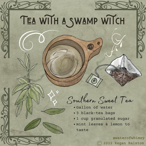 Water Of Whimsy, Witchy Wall Art, Swamp Witch, Kitchen Witch Recipes, Magia Das Ervas, Wiccan Magic, Witch Spirituality, Magic Spell Book, Wiccan Spell Book