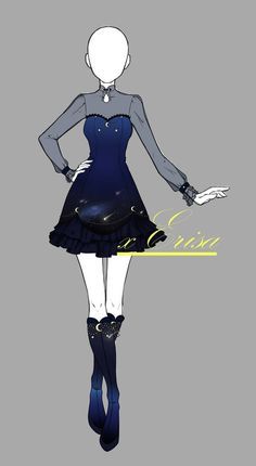 Outfit Adoptables, Vestidos Anime, Manga Clothes, Clothing Sketches, Art Outfits, Dress Design Drawing, Roppongi, Clothing Design Sketches, Anime Inspired Outfits