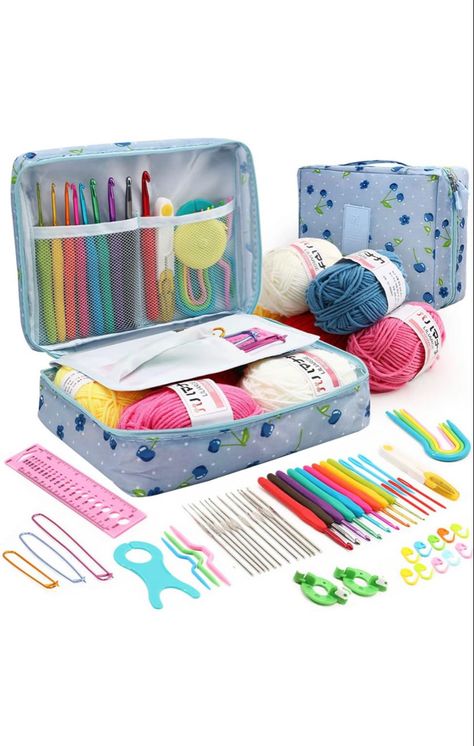 Crochet Kits For Beginners, Crocheting Supplies, Crochet Kits, Crochet Hook Case, Crochet Case, Bratz Inspired Outfits, Christmas Board, Crochet Supplies, Christmas Idea