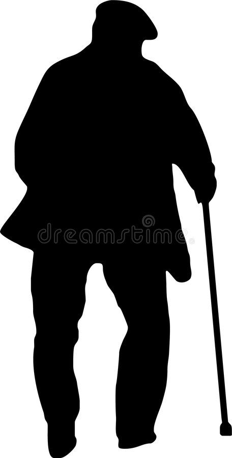 Old man. Illustration of an old man , #ad, #man, #Illustration #ad Old Man Illustration, Walking Silhouette, Old Fat, Shadow Drawing, Wooden Man, Walking Man, Men Logo, Wine Label Design, Man Illustration