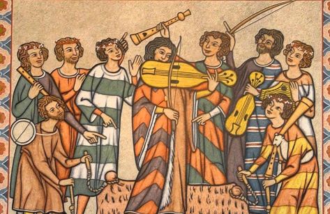 Types of Medieval Stringed Instruments - To understand stringed instruments of the European Middle Ages, it helps to understand medieval music itself. #StringedInstruments #MedievalMusic #MiddleAges Elementary Reading Comprehension, Medieval Literature, Celtic Harp, Aged Clothing, Medieval Music, Stringed Instruments, Elementary Reading, Medieval Clothing, Elementary Music