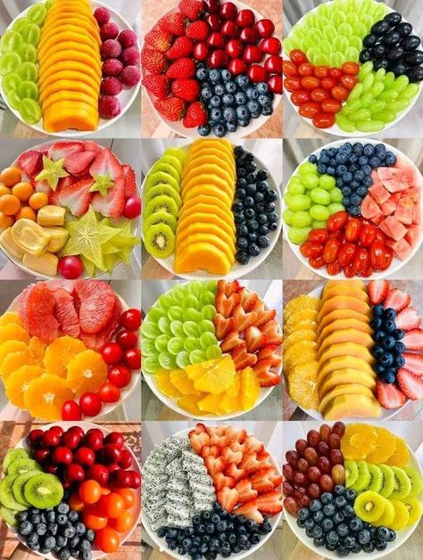 Amazing Food Platters, Fruit Platter Designs, Fruit Smoothie Recipes Healthy, Berbuka Puasa, Decorações Com Comidas, Healthy Food Menu, Catering Ideas Food, Resep Diet, Salad Ideas