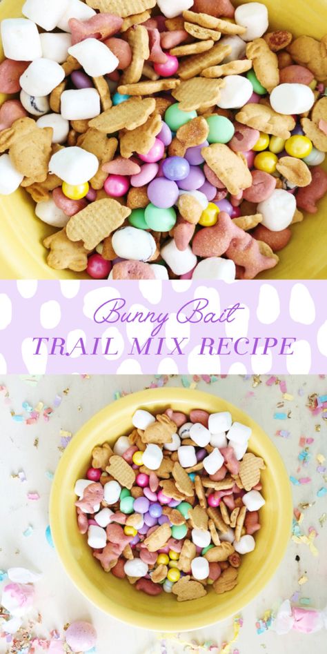 Easter Trail Mix, Easter Kids Snacks, Bunny Snacks, Chip Dips, Easter Snack, Trail Mix Recipe, Desk Kids, Kids Snack Food, Bunny Bait