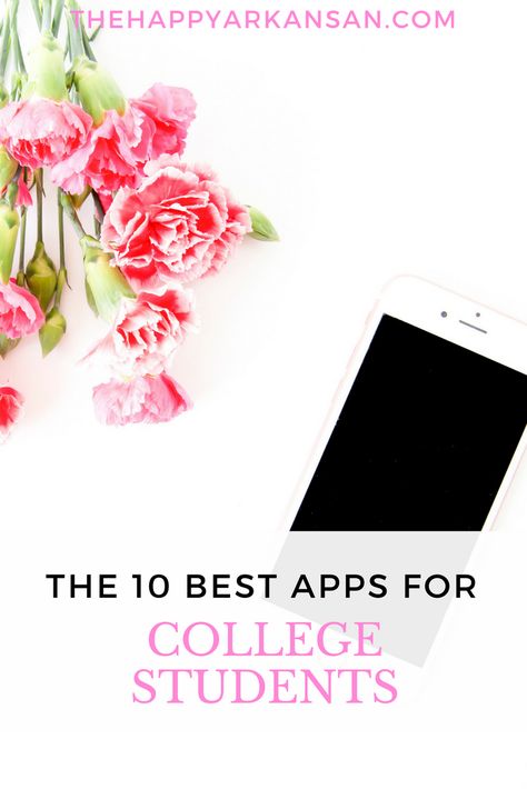 The 10 Best Apps For College Students | Have some space on your phone that you want to fill with some great apps for productivity and college? Click through to learn about my favorite apps that will help you have a more organized and productive college life. Apps For College Students, Apps For College, College Student Needs, Must Have Apps, Essential Apps, College Schedule, College Website, Student Apps, Freshman Advice