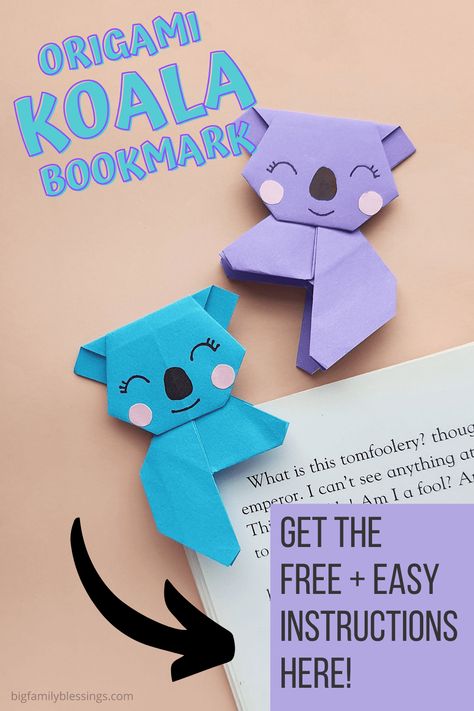 Easy Crafts Origami, Note Card Origami, Diy Middle School Crafts, Simple Origami Bookmark, Useful Origami Projects, Animal Origami Easy, Origami Useful Things, Cute Bookmarks Origami, Bookmark Diy Origami