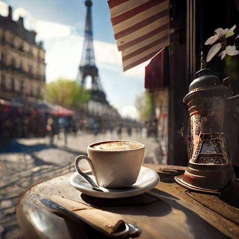 Coffee And Croissants, Coffee In Paris, City Paris, Amazing Food Decoration, Coffee Wallpaper, All The Small Things, Parisian Life, Profile Pictures Instagram, Camping Coffee