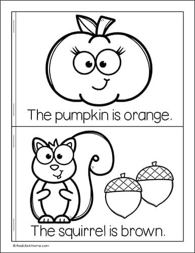 Fall Books Preschoolers, What Is Fall Preschool, My Fall Book Printable, Fall For Preschool Lesson Theme, The Colors Of Fall Book, Pre K Fall Printables, Books About Fall Preschool, Free Fall Activities For Kindergarten, Kindergarten Activities For September