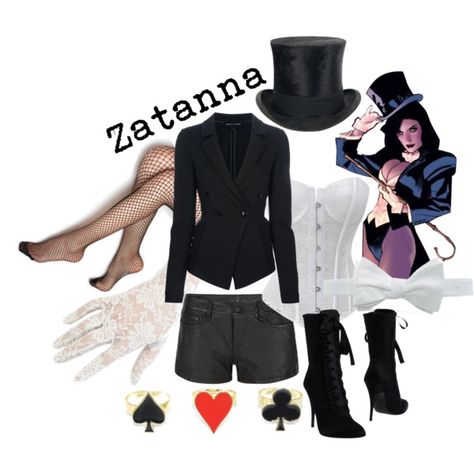 "Zatanna Zatara (DC Comics)" by likeghostsinthesnow on Polyvore Graphic Novel fashion Won 3rd place! Zatanna Zatara, Graphic Novel, Dc Comics, Comics, For Sale