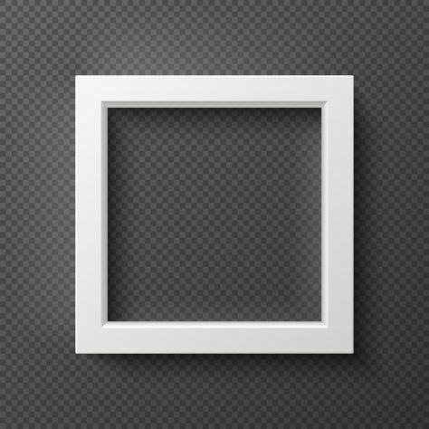 Marco de pared 3d cuadrado blanco vacío ... | Premium Vector #Freepik #vector #marco Beautiful Frames, Mockup Poster, Creative Pictures, Wall Frame, 3d Wall, Photo Frames, Poster Frame, Premium Vector, Frames On Wall