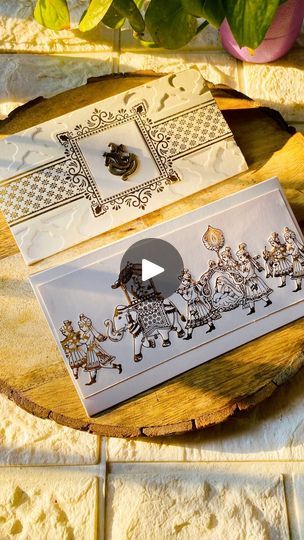 4.5K views · 77 reactions | Wedding card reuse idea😍😍 #artreelsofinstagram #artreels #diyreels #trendingreelsvideo | Bikhre_rang | Bikhre_rang · Original audio Wedding Card, Wedding Cards, Audio, The Originals