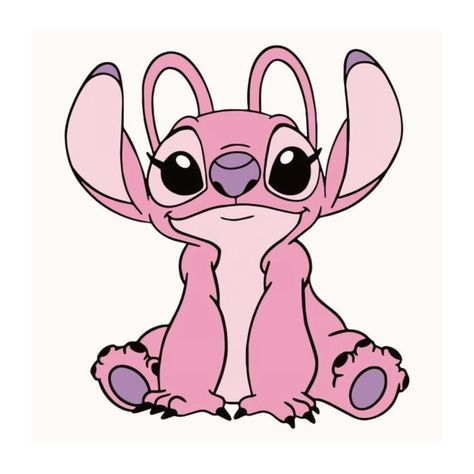 Stitch Simple Drawing, Stitch Disney Drawing Easy, Simple Stitch Drawing, Stitch And Lilo Drawings, Cute Stitch Drawings, Stitch Smiling, Stitch Pfp, Angel Stitch, Lilo And Stitch Characters