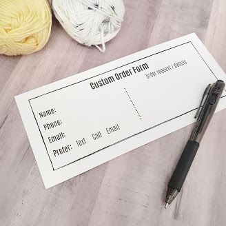 Craft Fair Sales Log, Craft Show Organization, Vendor Booth Freebies, Craft Show Order Form Free Printable, Craft Fair Order Form, Tags For Craft Fair Items, Craft Order Form Template Free, Craft Fair Giveaway Ideas, Price Labels Craft Fair