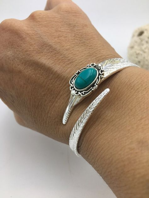 Turquoise wrap bracelet