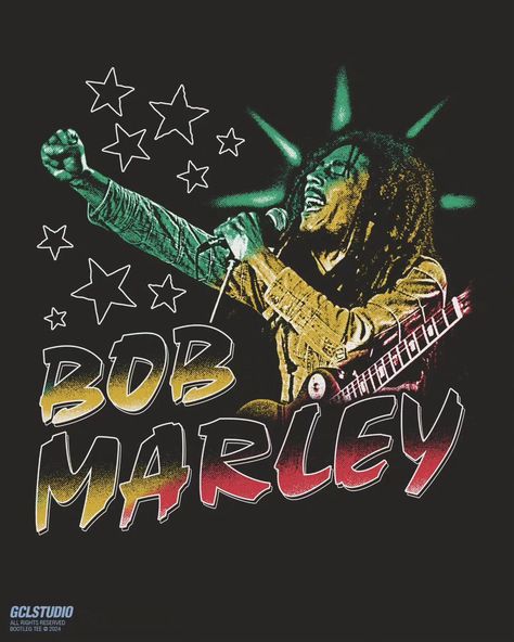 Concept Tshirt - Channeling the legend himself . Vintage vibes meet timeless reggae with this Bob Marley-inspired design. . #BobMarley #VintageVibes #JamaicaVibes #ReggaeRoots #GraphicTees #designinspiration #GraphicTees Merch Design, Bob Marley, Vintage Vibes, Art Inspo, Graphic Tees, Design Inspiration, Music, T Shirt, Quick Saves