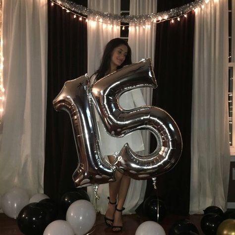 The only happy 15th birthday I get is a small balloon with the numbers 15 written on it with sharpie. 15th Birthday Party Ideas, Happy 15th Birthday, Birthday Goals, Silvester Party, Birthday Photography, Birthday Planning, 14th Birthday, Teen Birthday, 16th Birthday Party