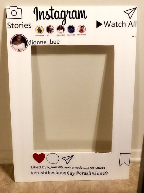 Instagram photo booth frame Instagram Photo Booth Frame, Instagram Frame Photobooth, Photobooth Frame Diy, Photo Booth Backdrop Frame, Instagram Photo Booth, Photo Booth Picture Frames, Diy Photo Booth Backdrop, Frame Instagram, Photo Collage Diy