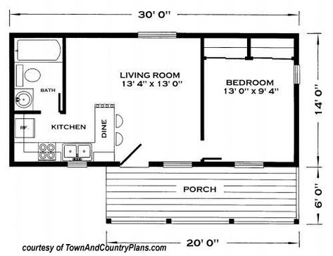 Small Cabin House Plans | Small Cabin Floor Plans | Small Cabin Construction Cabin Floor Plans Small, Small Cabin House Plans, Small Cabin Floor Plans, 12x24 Tiny House, Small Cabin House, Guest House Plans, Cabin Floor, A Small House, Cabin Floor Plans