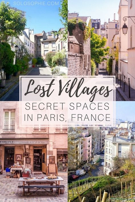 A complete guide to the lost and secret villages in Paris France that even the locals don't know about! Butte Aux Cailles, Butte Bergeyre and 6 more forgotten villages. Hotel Des Invalides, Paris Travel Tips, France Travel Guide, Paris Travel Guide, Visit France, Europe Travel Guide, Europe Travel Destinations, Famous Places, Europe Travel Tips