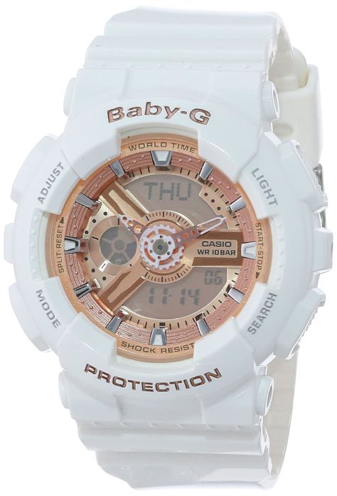 Baby G Watch, Baby G Shock, Casio Vintage, White Watch, G Shock Watches, Baby G, Military Watches, Casio G Shock, Sports Watch