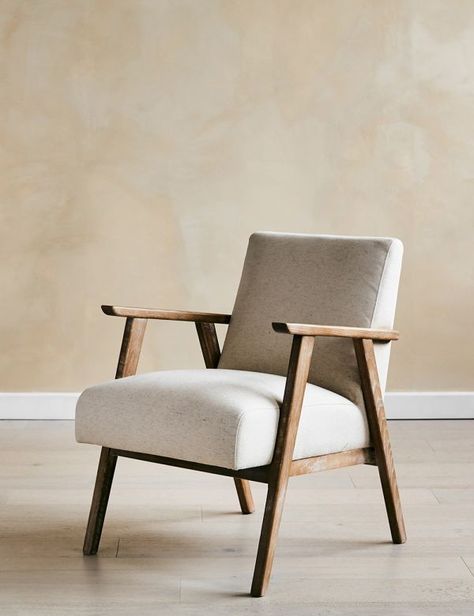 Poltrona Design, Scandi Furniture, Sofa Santai, Retro Armchair, Scandinavian Armchair, Classic Armchair, Contemporary Armchair, Linen Armchair, Mid Century Armchair