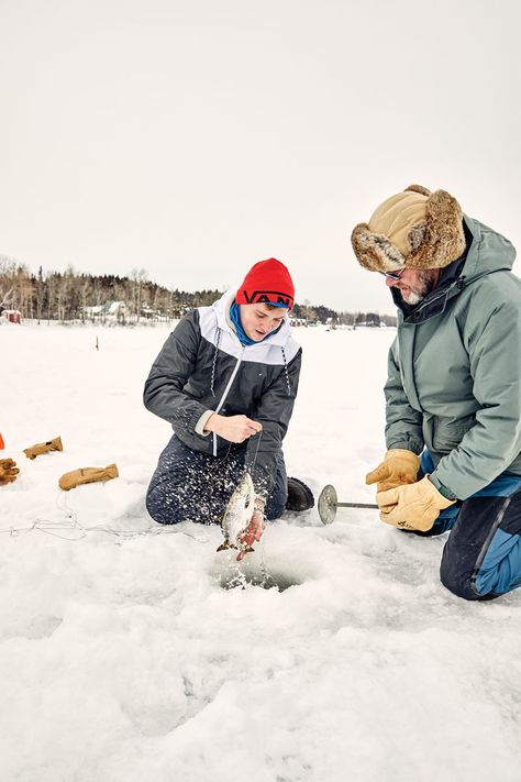 Ice Fishing Photography, Ice Fishing Aesthetic, Trout Fishing Gear, Aroostook County, Catfish Bait, Trout Fishing Tips, Winter Fishing, Fishing Photography, Long Lake