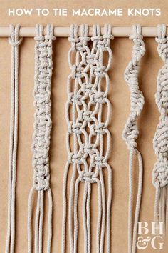 Busy Calendar, Diy Macrame Wall Hanging, Art Macramé, Macrame Colar, Free Macrame Patterns, Macrame Plant Hanger Patterns, Macrame Knots Tutorial, Makramee Diy, Macrame Knots Pattern