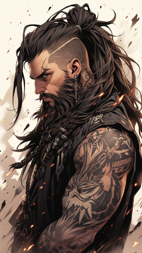 Best of Midjourney Artwork overseen by ThetaCursed, License: CC BY-NC 4.0 Ttrpg Ideas, Viking Character, Personaje Fantasy, Heroic Fantasy, Desen Anime, Male Character, Cyberpunk Character, Fantasy Male, Character Inspo