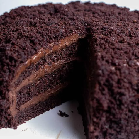 Brooklyn Blackout Chocolate Cake Brick Street Chocolate Cake, Brooklyn Blackout Cake Recipe, Black Out Cake, Blackout Chocolate Cake, Chocolate Condensed Milk, Brooklyn Blackout Cake, Beautiful Chocolate Cake, Chocolate Coconut Cake, Best Ever Chocolate Cake