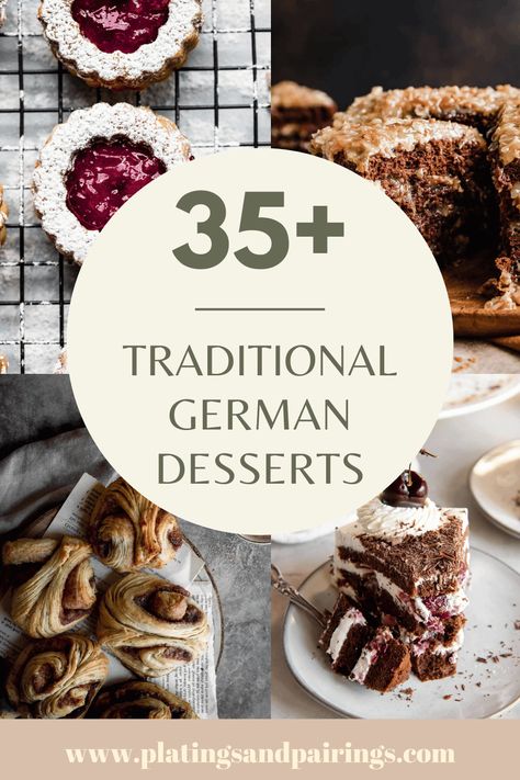 Best German Desserts, German Food Authentic Desserts, German Sweets Recipes, German Cream Puffs, German Holiday Desserts, Oktoberfest Party Food Dessert, European Christmas Food, German Appetizer Recipes, Oktoberfest Dessert Ideas