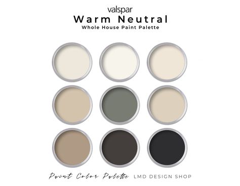 Neutral, Warm Valspar Paint Color Palette | Cozy Valspar Interior Whole House Paint Colors Valspar Greige Paint Colors, Valspar Paint Colors Neutral, Dulux Paint Colours Neutral, Valspar Paint Colors Gray, Whole House Paint Colors, Hallway Paint Colors, Dulux Paint Colours, Warm Neutral Paint Colors, Valspar Paint Colors