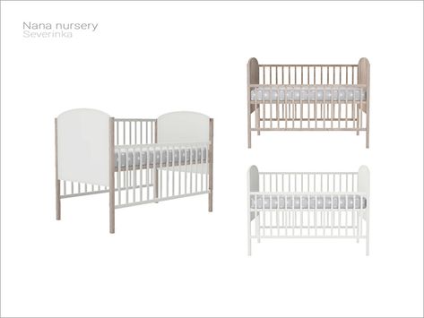 Baby Crib CC & Mods For The Sims 4 (All Free To Download) – FandomSpot Sims 4 Cc Baby Cribs, Deco Sims 4 Cc, Sims 4 Cc Baby, Deco Sims, Sims 4 Cc Furniture Living Rooms, Sims 4 Beds, Resource Furniture, Sims 4 Tsr, Sims Baby