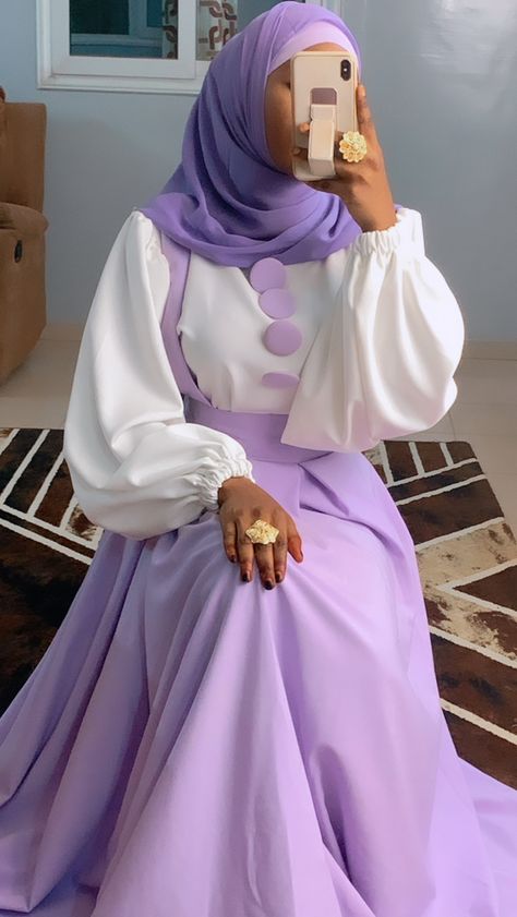 Islamic Wear Dresses Modest Fashion, Muslim Gown Styles, Modest Skirt Outfits Muslim, Gown With Hijab, Modest Fashion Muslim, Outfits Muslim, Muslim Outfit, Simple Long Dress, Islamic Fashion Dresses