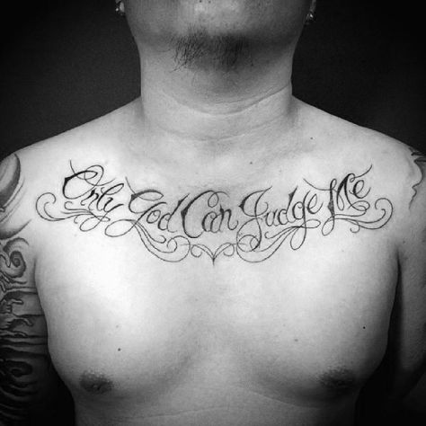 60 Only God Can Judge Me Tattoo Designs For Men - Quote Ink Ideas Mob Tattoo, Only God Can Judge Me, Tatuagem Masculina Pequena, Bible Verse Tattoos, Verse Tattoos, Me Tattoo, Rune Tattoo, Forarm Tattoos, Lettering Tattoo