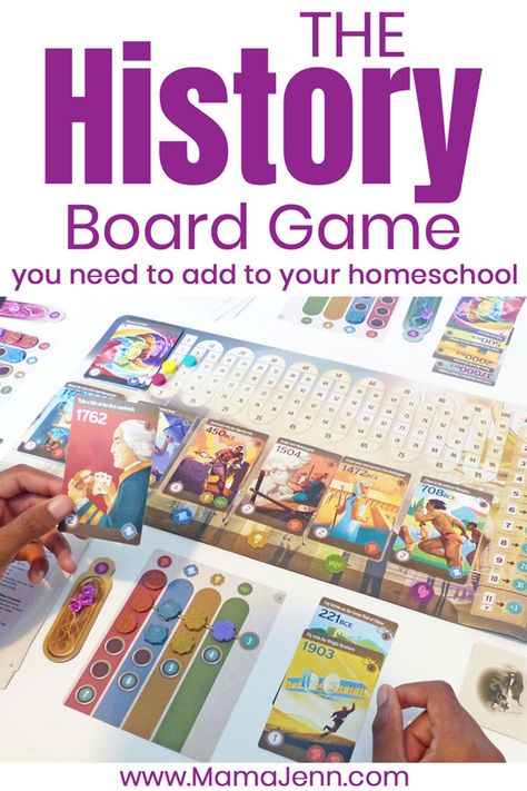 History Games, Educational Board Games, Homeschool Social Studies, Learn History, History Curriculum, Board Game Design, How To Start Homeschooling, History For Kids, Educational Board