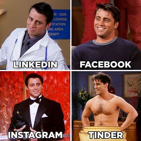 Matt Leblanc As Joey Tribbiani Tinder Profiles, Social Media Challenges, Friends Best Moments, Doug The Pug, Celebrity Quiz, Celebrity Quizzes, Friend Jokes, Matt Leblanc, Terry Crews