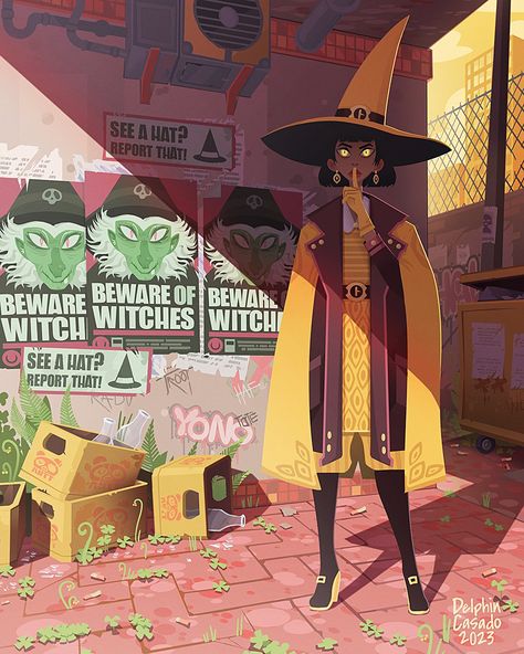 Character Design Challenge, Modern Magic, Modern Witch, Modern Fantasy, Witch Art, Design Challenge, A Witch, Urban Fantasy, Cartoon Character