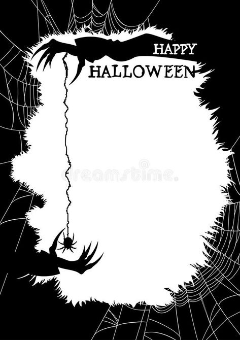 Happy Halloween greeting card or party flyer. Halloween background with copy spa #Sponsored , #SPONSORED, #AFFILIATE, #greeting, #Happy, #copy, #card Gothic Banner, Halloween Invitation Wording, Free Halloween Invitations, Marcos Halloween, Halloween Invitaciones, Printable Halloween Decorations, Creepy Halloween Party, Halloween Party Flyer, Halloween Party Printables